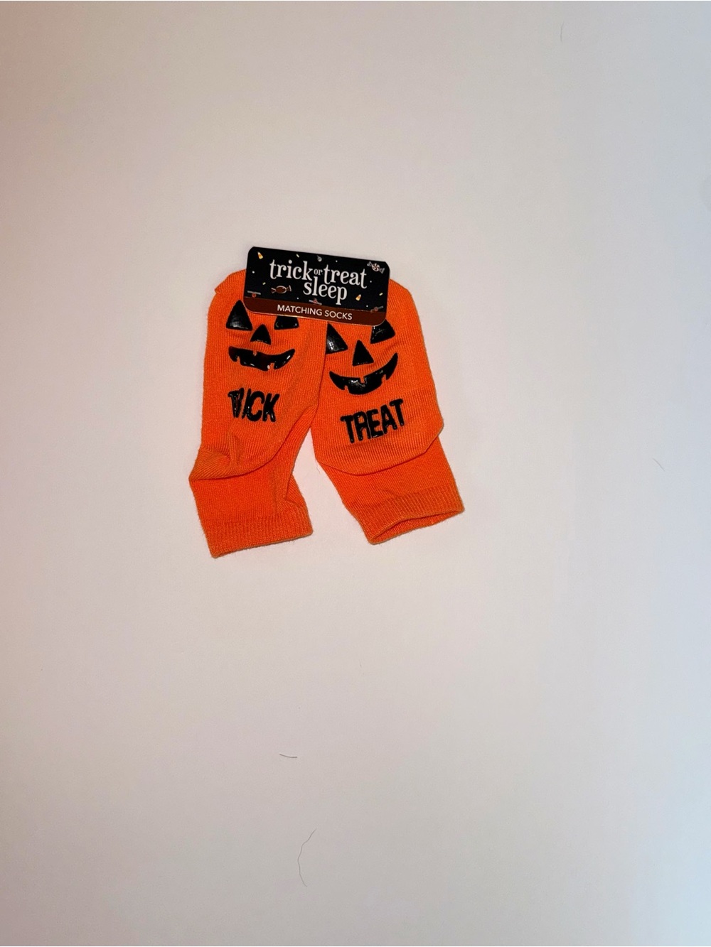 Halloween Pumpkin Kids Pajama Set with Socks - Orange - Picture 4 of 4